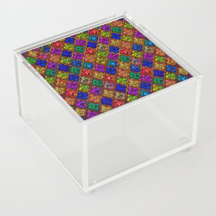 Jewels Moroccan pattern design Acrylic Box