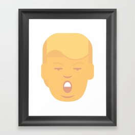 Trumpation - Orange Framed Art Print