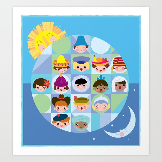small world Art Print