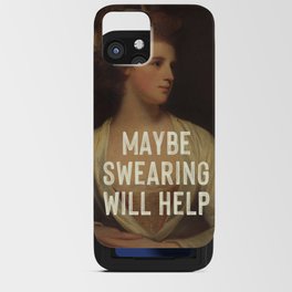 Maybe Swearing Will Help iPhone Card Case