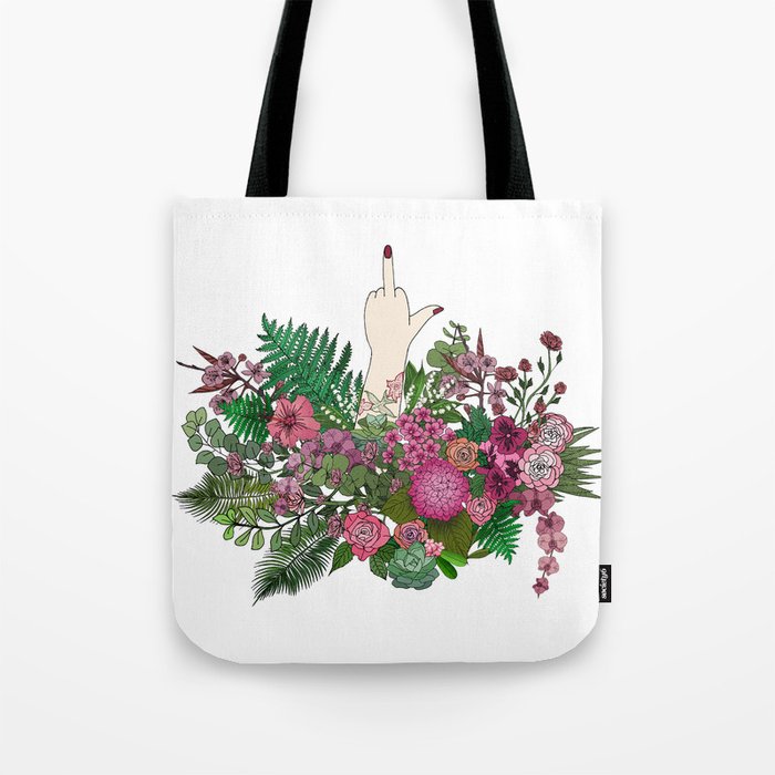 Botanical Bird Bouquet Tote Bag By Irishvikingdesigns Society6 Botanical Bird Bouquet Tote Bag