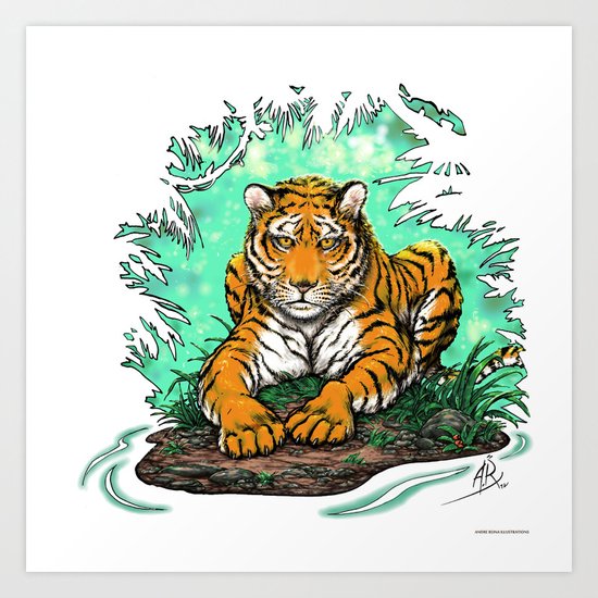 Tiger Art Print