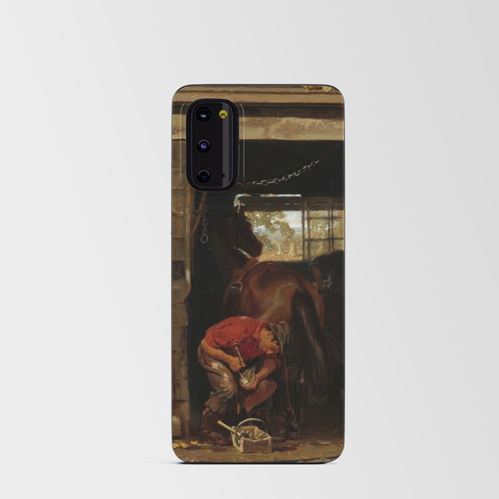 Leisure and Labor, 1858 by Frank Blackwell Mayer Android Card Case