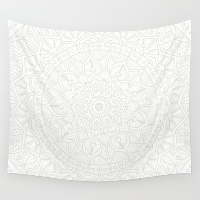 white tapestry