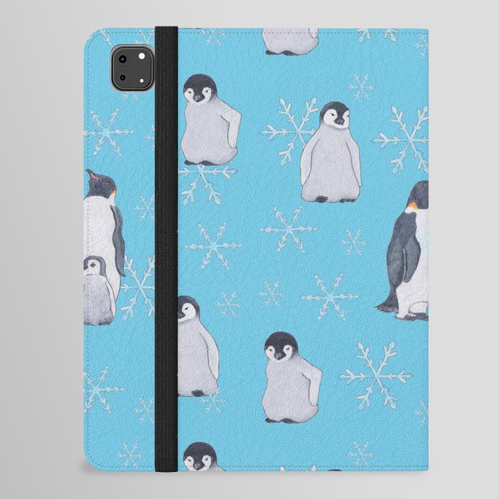 Cute Penguin Design iPad Folio Case