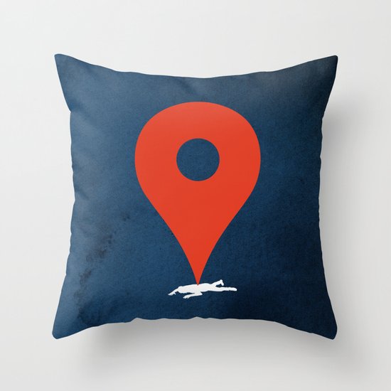 Pinned Throw Pillow