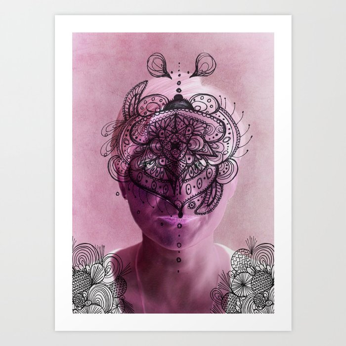 mask Art Print