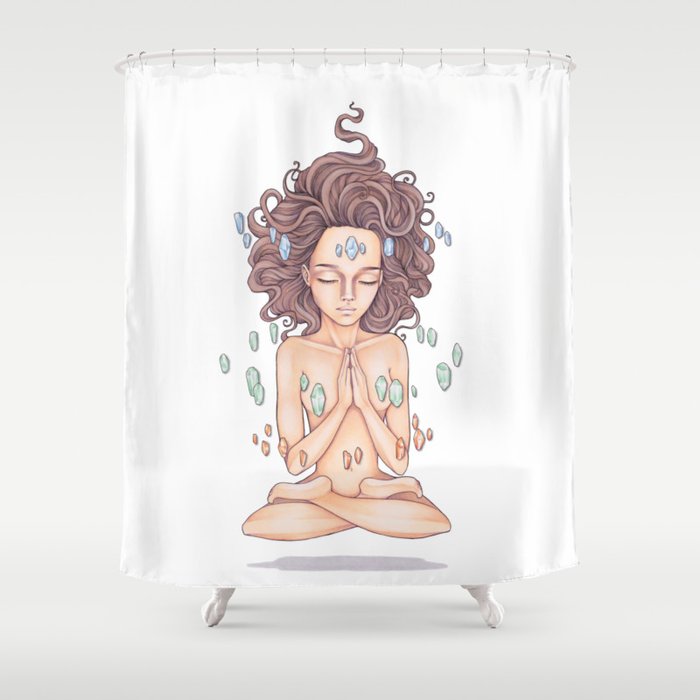 Meditation Shower Curtain