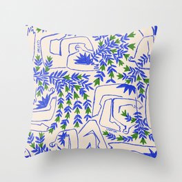I'm Blooming Throw Pillow