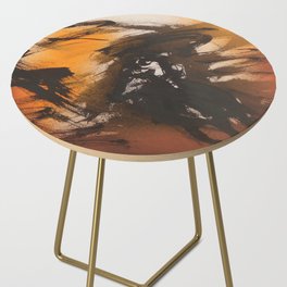Red Storm Side Table