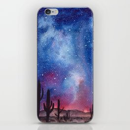 Desert Cactus Galaxy iPhone Skin
