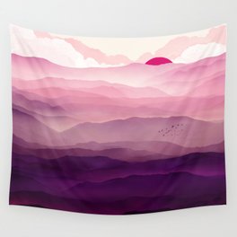 Ultra Violet Day Wall Tapestry