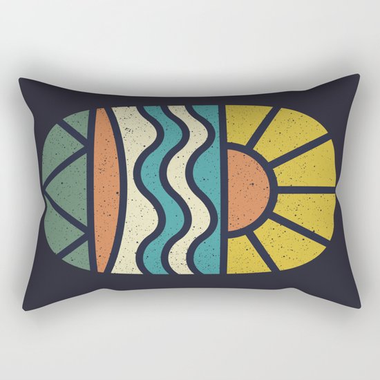 Lets Go Surfing Rectangular Pillow