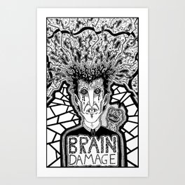Brain Damage  Art Print