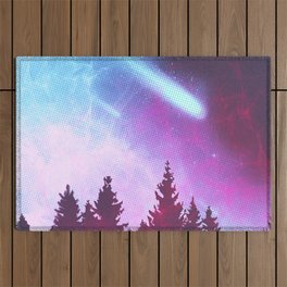 Halley's Comet Outdoor Rug