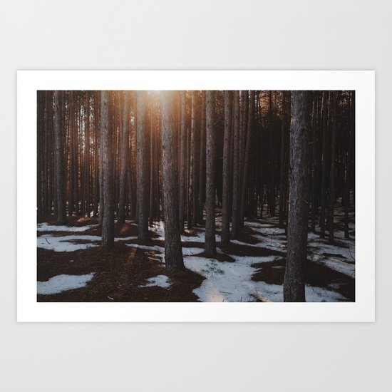 Hope; In a Frozen Wood. Art Print