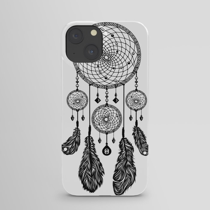 Dreamcatcher (Black & White) iPhone Case