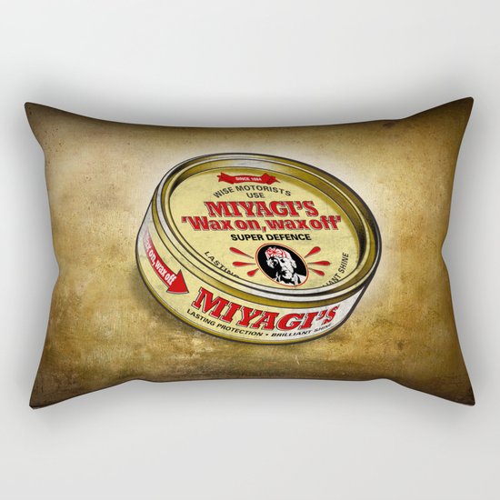 Miyagi's Super Wax Rectangular Pillow