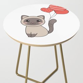 Siamese Cat Kawaii Cats Cute Animals For Kids Side Table