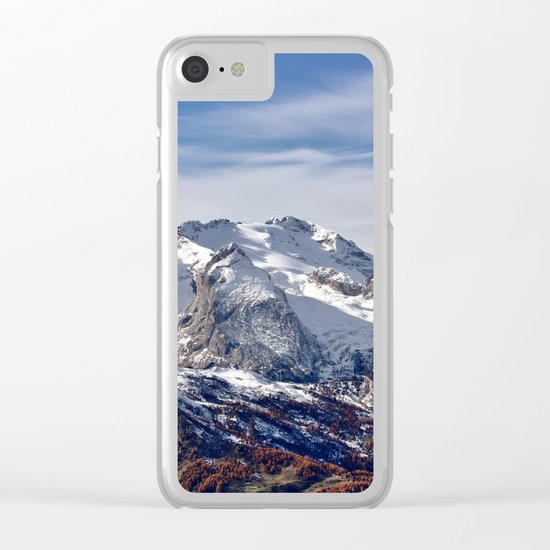 Mountain Crashing Clear iPhone Case