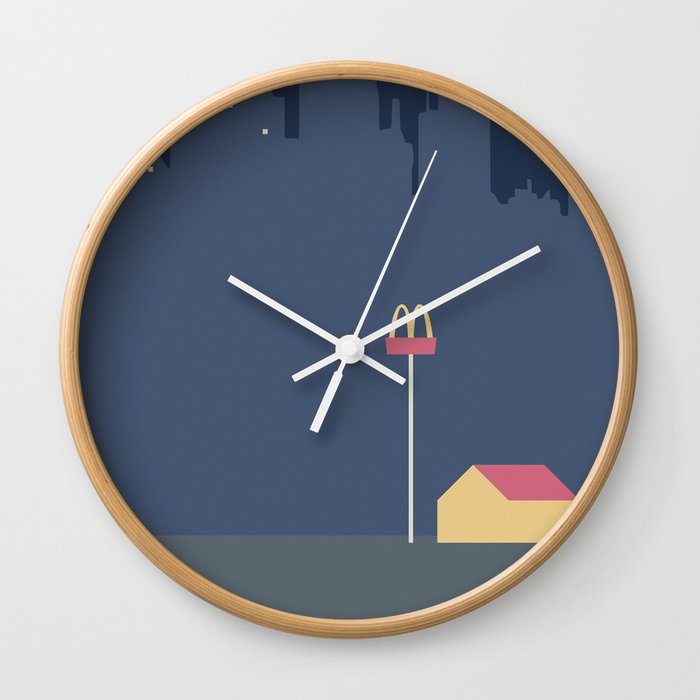 Minimal Mcdonalds Wall Clock