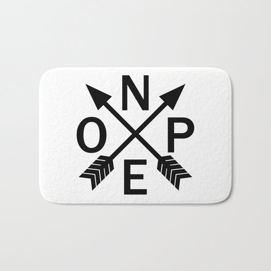 Compass Nope Bath Mat