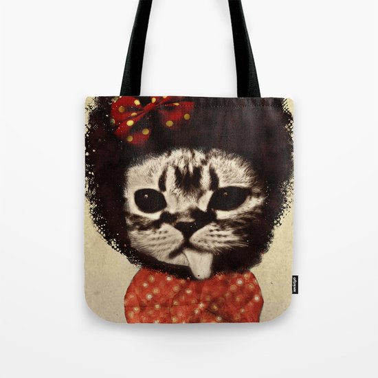 Cat (Pack-a-cat) Tote Bag