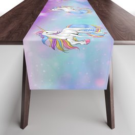 Rainbow Unicorn Table Runner