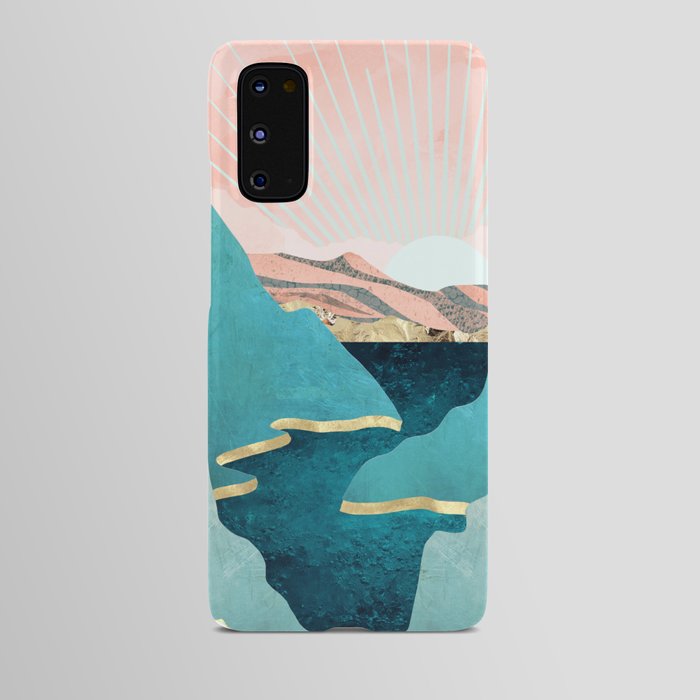 Mint Mountains Android Case