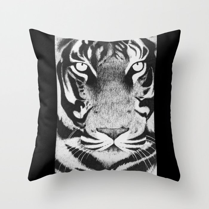 Be a Tiger Throw Pillow