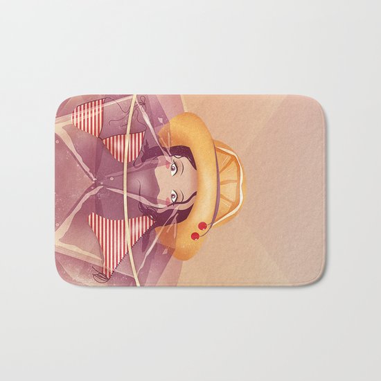 Summer Drink Bath Mat