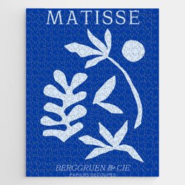 Chathams Blue Collage: Paper Cutouts Matisse Edition  Jigsaw Puzzle