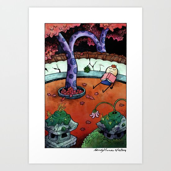 Just Resting My Eyes Art Print