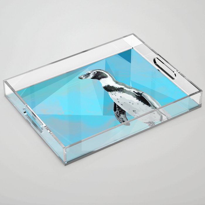 Penguin Polygon Acrylic Tray