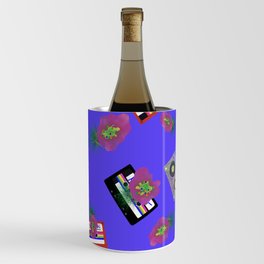 cassttes and flowers Wine Chiller