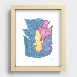 Drawing #143 Recessed Framed Print