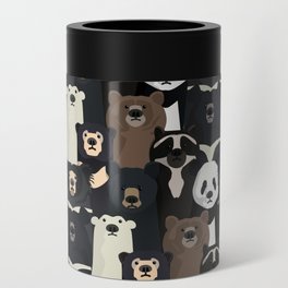 Bears of the world pattern Can Cooler
