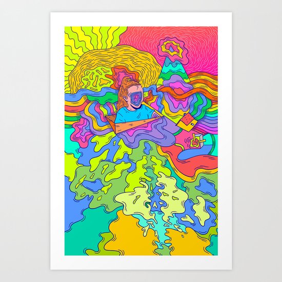 Windmill Art Print