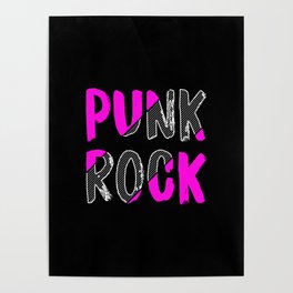 Punk Rock Design Poster