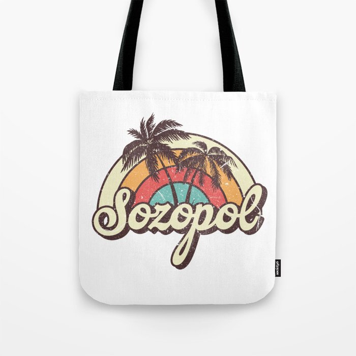 Sozopol beach city Tote Bag