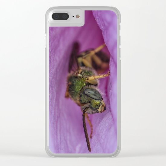 Between the petals Clear iPhone Case