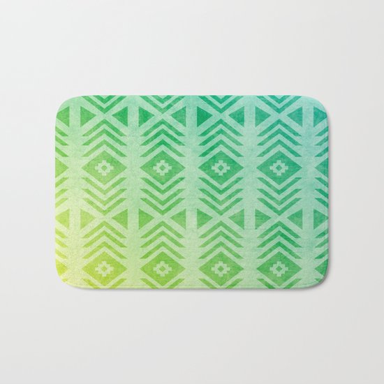 Aztec Pattern 01 Bath Mat