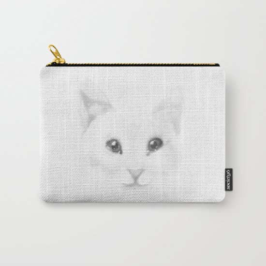 Winter cat Carry-All Pouch