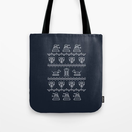 Timey Wimey Christmas Tote Bag