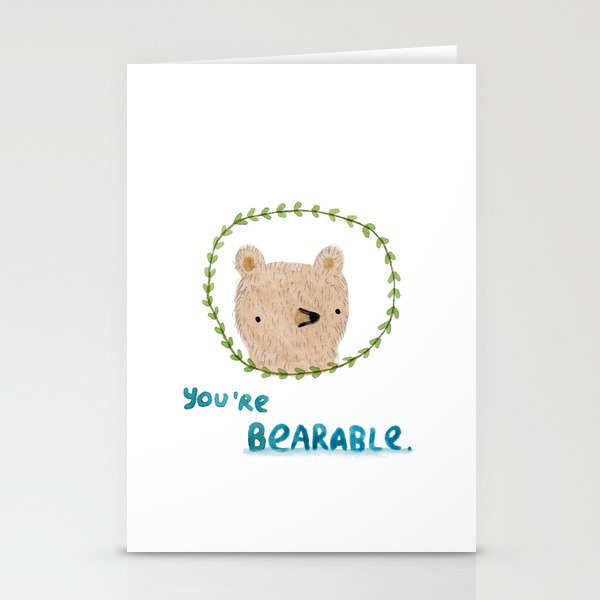 Bearable Bear Stationery Cards