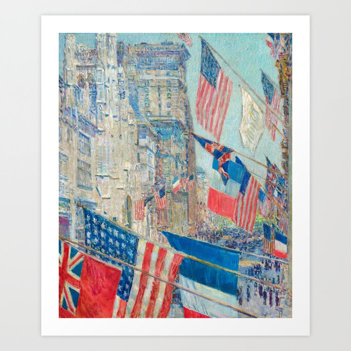 Allies Day, May 1917, 1917 by Childe Hassam  Art Print