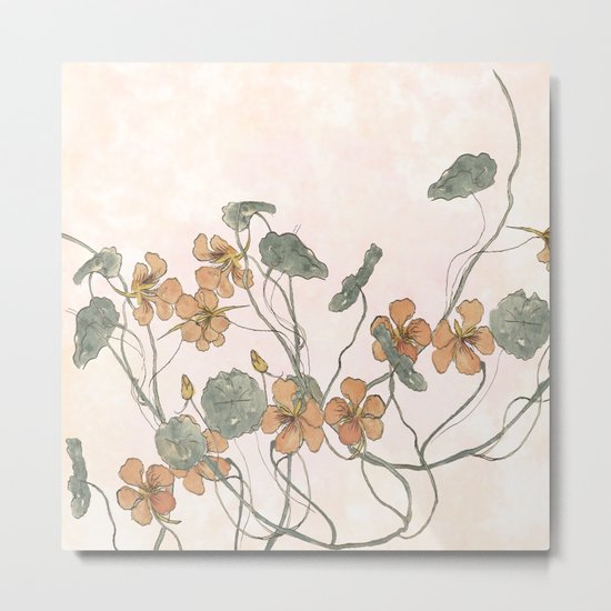 Winding Metal Print