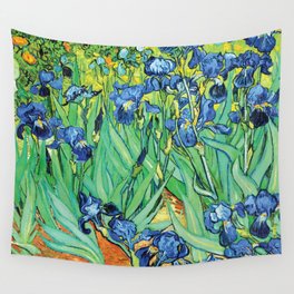 Irises Van Gogh Wall Tapestry