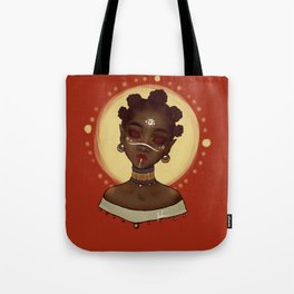 Bantu Knots Tote Bag