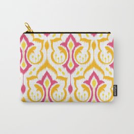 Ikat Damask - Berry Brights Carry-All Pouch